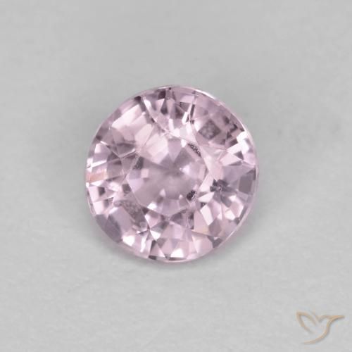0.58ct Natürlicher Sehr helles Rosa-Lila Spinell, Runden, VS