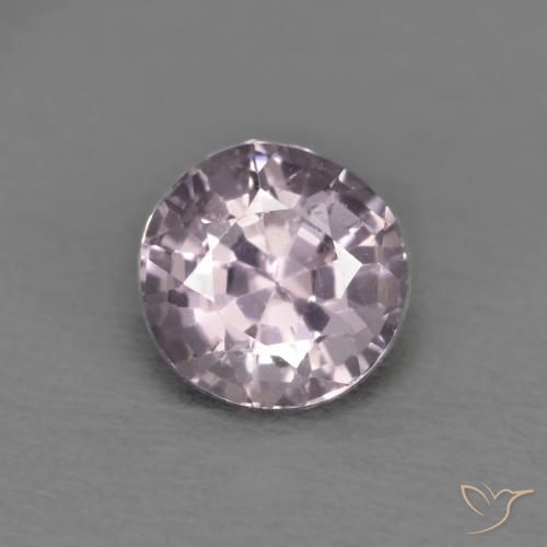 0.67ct Natürlicher Grau Rosa Lila Spinell, Runden, VVS-VS