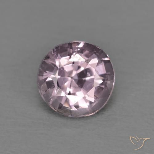 0.55ct Natürlicher Helles Grauviolett Spinell, Runden, VVS-VS