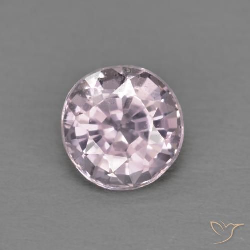0.55ct Natürlicher Sehr helles Lila Spinell, Runden, VVS-VS