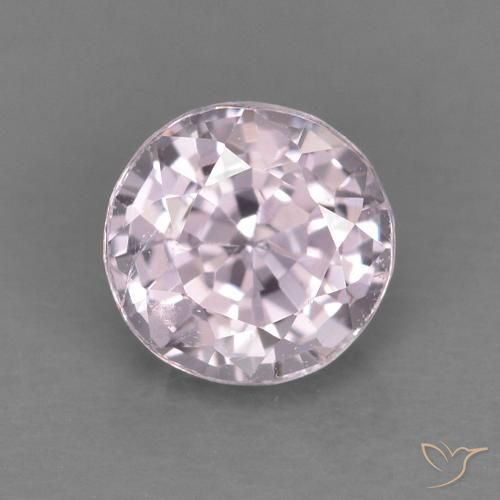 0.57ct Natürlicher Sehr helles Rosa-Lila Spinell, Runden, VVS-VS