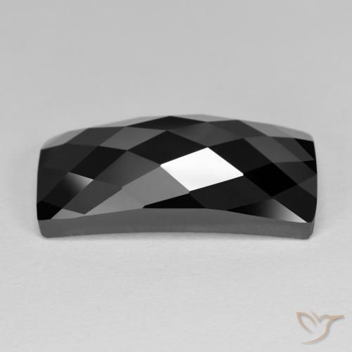 9,17 ctw natürlicher Schwarz Spinell, Baguette, Lichtundurchlässig