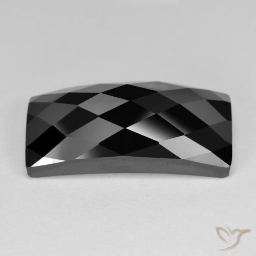 9,17 ctw natürlicher Schwarz Spinell, Baguette, Lichtundurchlässig