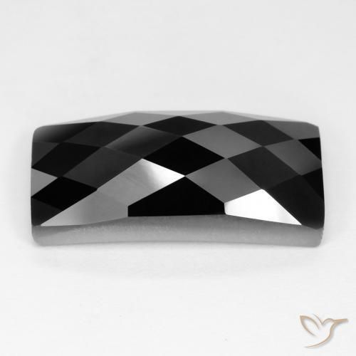 9,17 ctw natürlicher Schwarz Spinell, Baguette, Lichtundurchlässig