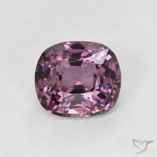 0.82ct Natürlicher dunkellila Spinell, Kissen, VVS-VS