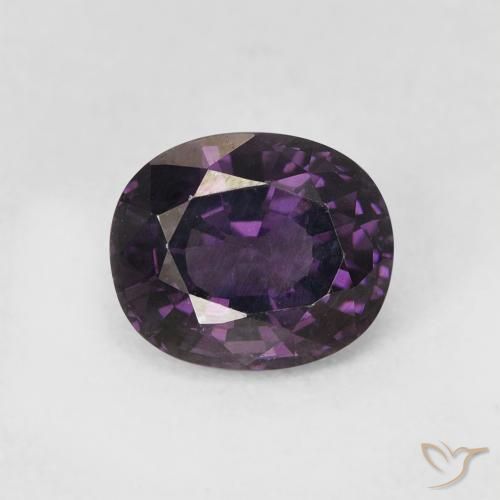 1,50 ctw natürlicher violetter Spinell, Oval Schliff, VVS