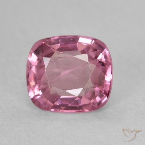0.66ct Natürlicher tieflila Spinell, Kissen, VVS-VS