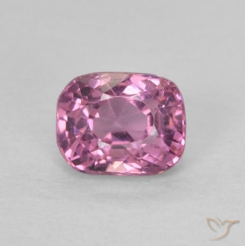 0.65ct Natürlicher pink Spinell, Kissen, VVS-VS