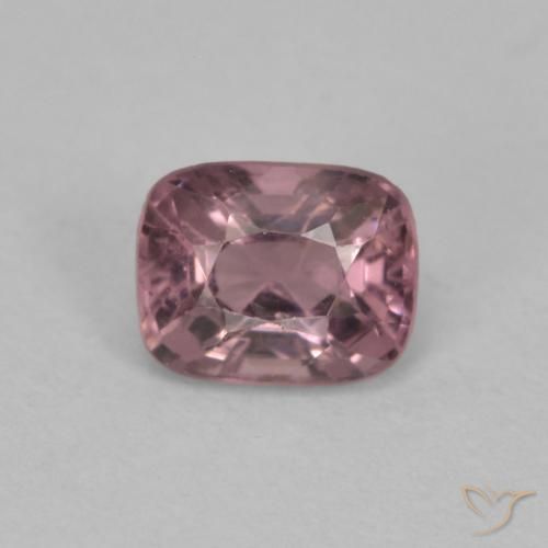 0.54ct Natürlicher Pflaumengrau Spinell, Kissen, VVS-VS