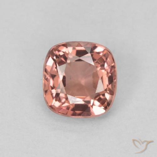 0.54ct Natürlicher Orangerosa Spinell, Kissen, VVS, Photo A