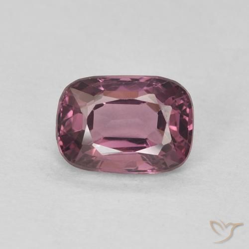 0.58ct Natürlicher Dunkles rötliches Lila Spinell, Kissen, VVS