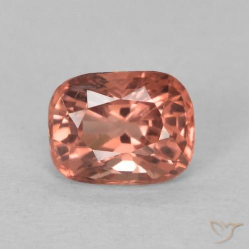 0.55ct Natürlicher rötlich-rosa Spinell, Kissen, VVS