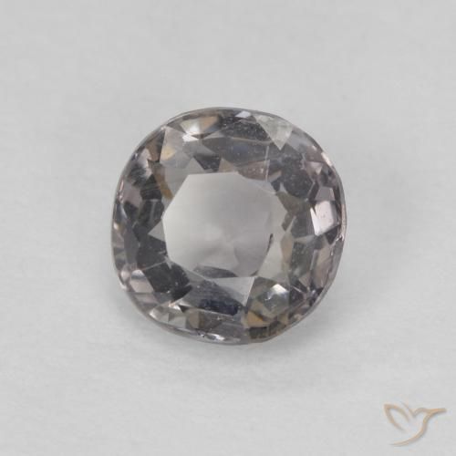 0.75ct Natürlicher Hellgrau Spinell, Kissen, VVS-VS