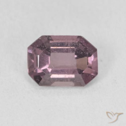 0.70ct Natürlicher Mittelviolett Spinell, Smaragdschliff, VS