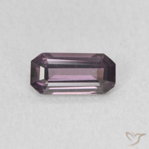 0.50ct Natürlicher Traube Lila Spinell, Smaragdschliff, VVS