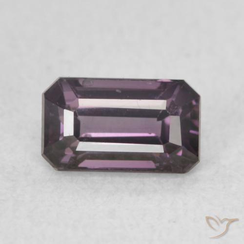 0.64ct Natürlicher Traube Lila Spinell, Smaragdschliff, VVS