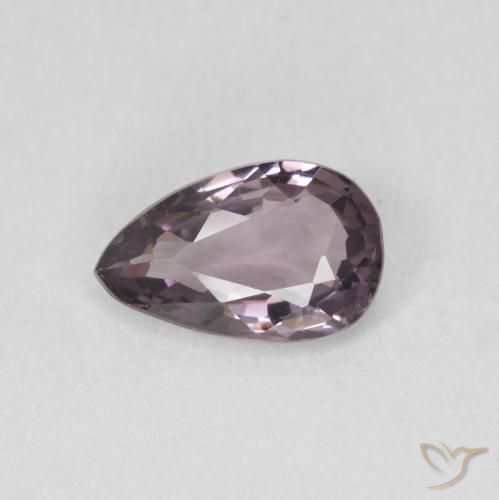 0.96ct Natürlicher dunkellila Spinell, Birnenform, VVS-VS