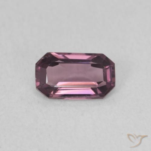 0.55ct Natürlicher Dunkles Magenta-Pink Spinell, Smaragdschliff, VS