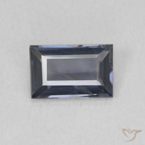 1.05ct Natürlicher Grauviolett Spinell, Baguette, VS, Photo A