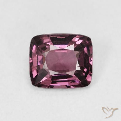 1.00ct Natürlicher dunkellila Spinell, Kissen, VS