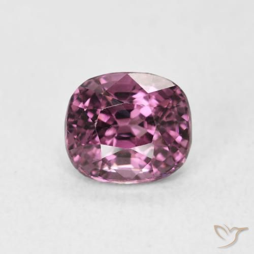 1.08ct Natürlicher rötlich-lila Spinell, Kissen, VS