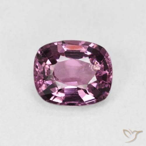 1.00ct Natürlicher Pflaume Lila Spinell, Kissen, VS, Photo A