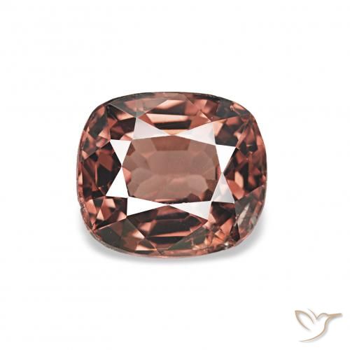0.96ct dunkelrot Spinell, Kissen, VS