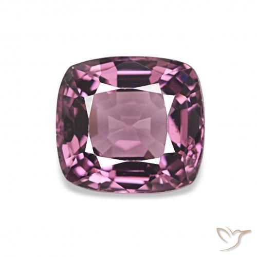 1.58ct rötlich-lila Spinell, Kissen, VVS-VS