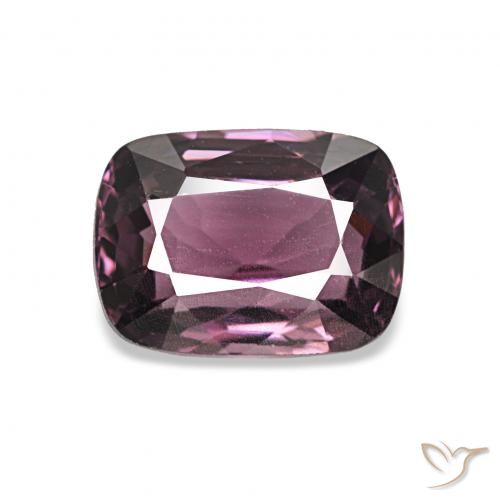 1.44ct rötlich-lila Spinell, Kissen, VVS-VS