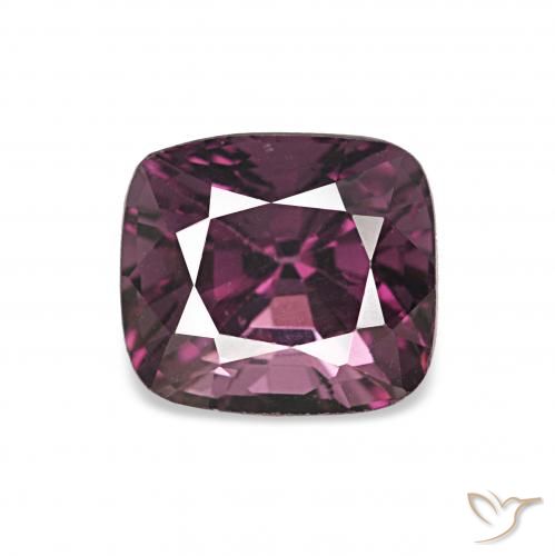 1.38ct Tiefviolettes Rot Spinell, Kissen, VVS