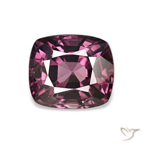 1.37ct Mittelviolett Spinell, Kissen, VVS