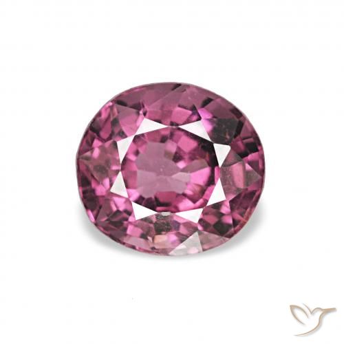 0.62ct Himbeerrot Spinell, Oval, VVS-VS