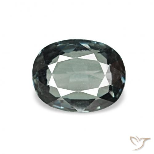 0.58ct Blue-Green Silver Spinell, Kissen, VVS-VS