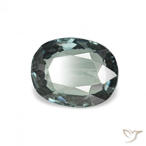 9,17 ctw natürlicher Blue-Green Silver Spinell, Kissen, VVS-VS