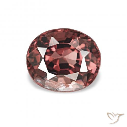 0.80ct dunkelrot Spinell, Oval, VS-SI