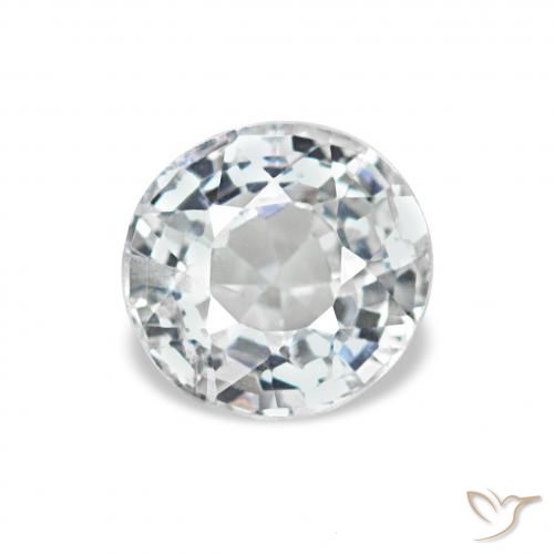 0.73ct Bläulich-weiß Spinell, Runden, VS
