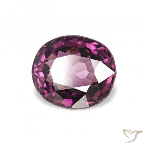 9,17 ctw natürlicher Boysenberry Purple Spinell, Oval, VVS-VS