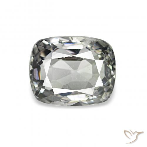 0.88ct Mittelgrau Spinell, Kissen, VVS-VS