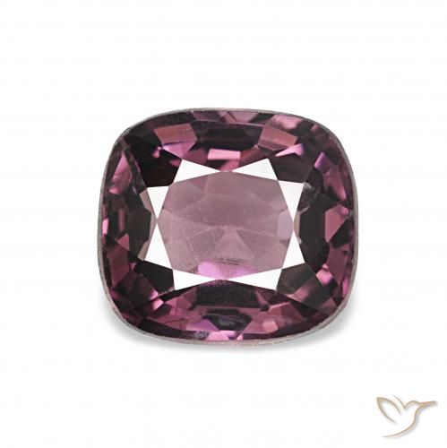 1.25ct Wein lila Spinell, Kissen, VVS-VS