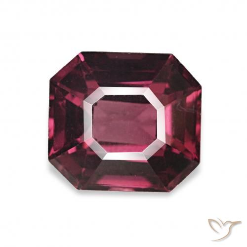 1.73ct tieflila Spinell, Smaragdschliff, VVS