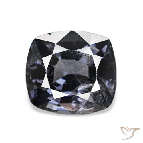 1.57ct Dunkelsilber Spinell Edelsteine, Kissen, VS