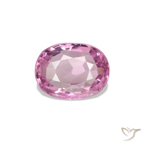 0.66ct Sehr helles Royal Purple Pink Spinell, Oval, VVS