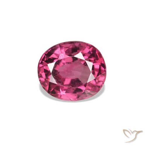 0.67ct Himbeerrot Spinell, Oval, VS