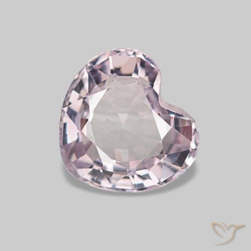 0.82ct Rosafarbener Spinell, Herz, VVS