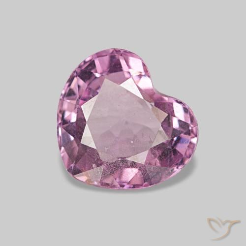 0.86ct Rosafarbener Spinell, Herz, VS