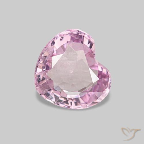 0.65ct Rosafarbener Spinell, Herz, VS