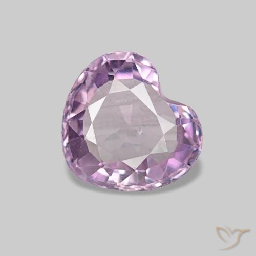 0.61ct Rosafarbener Spinell, Herz, VS