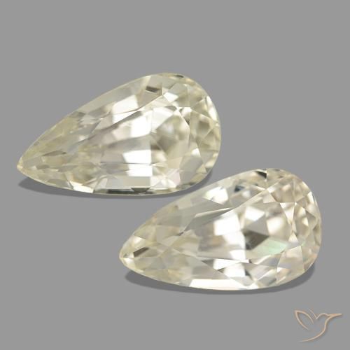 30,94 ct natürliche gelber Spodumen-Edelsteine, Birnenform, VVS-VS