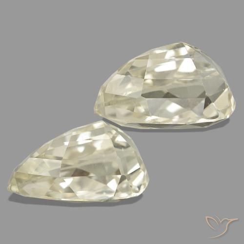 30,94 ct natürliche gelber Spodumen-Edelsteine, Birnenform, VVS-VS