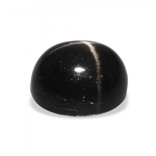 9,17 ctw natürlicher Schwarz Sterndiopsid, Oval, Lichtundurchlässig